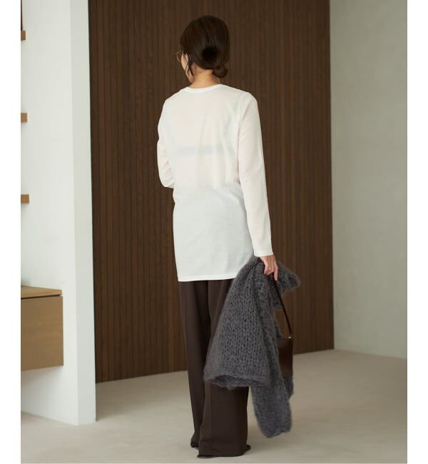 Plage「《追加予約》LIGHT SHEER LONG Tシャツ 2」|Tシャツ・カットソー|