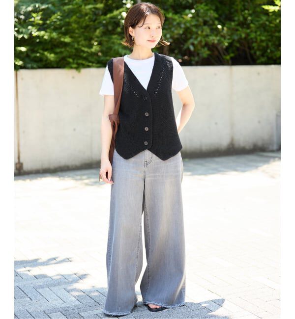 SLOBE IENA「《追加2》ニットジレ」|ニット・セーター|