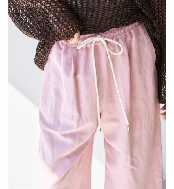 IENA「《新色あり/追加予約》ウォッシャブル リネンレーヨンイージーパンツ」|その他|