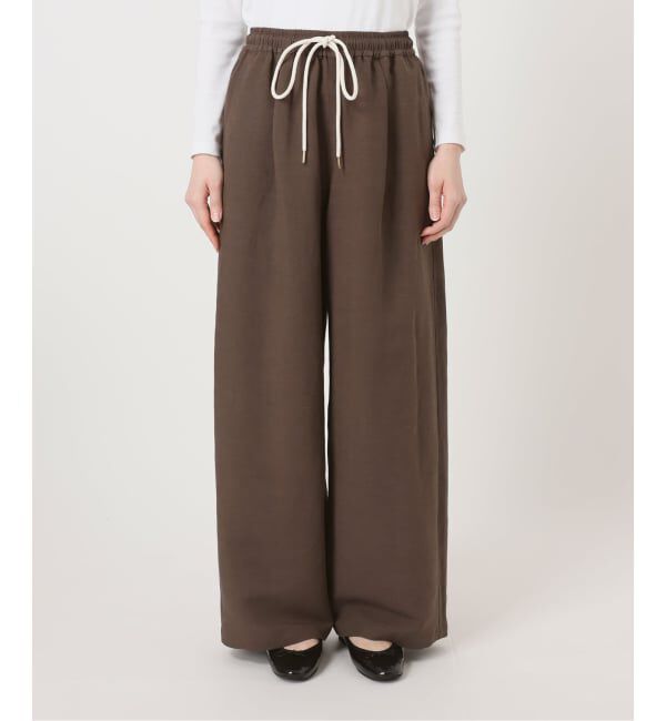 IENA「《新色あり/追加予約》ウォッシャブル リネンレーヨンイージーパンツ」|その他|