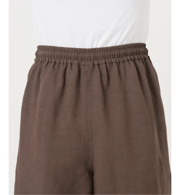 IENA「《新色あり/追加予約》ウォッシャブル リネンレーヨンイージーパンツ」|その他|