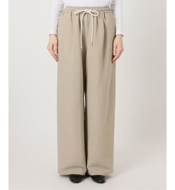 IENA「《新色あり/追加予約》ウォッシャブル リネンレーヨンイージーパンツ」|その他|