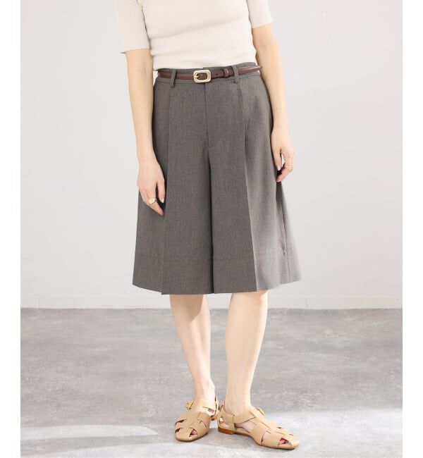 IENA「《セットアップ対応/予約》ウォッシャブル トロピカルハーフパンツ」|その他|