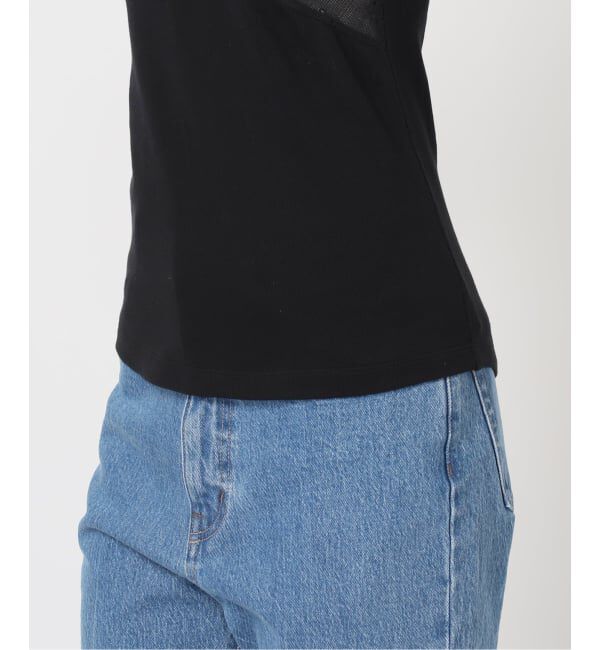 IENA LA BOUCLE「《予約》IENA LA BOUCLE テレコレースコンビタンクトップ」|タンクトップ|