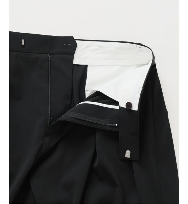 IENA LA BOUCLE「《予約》IENA LA BOUCLE ウーステッドライクシャンブレータックスラックス」|スラックス|