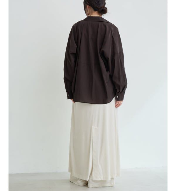 IENA LA BOUCLE「《予約》IENA LA BOUCLE フィブリルシアーシャツ」|シャツ・ブラウス|