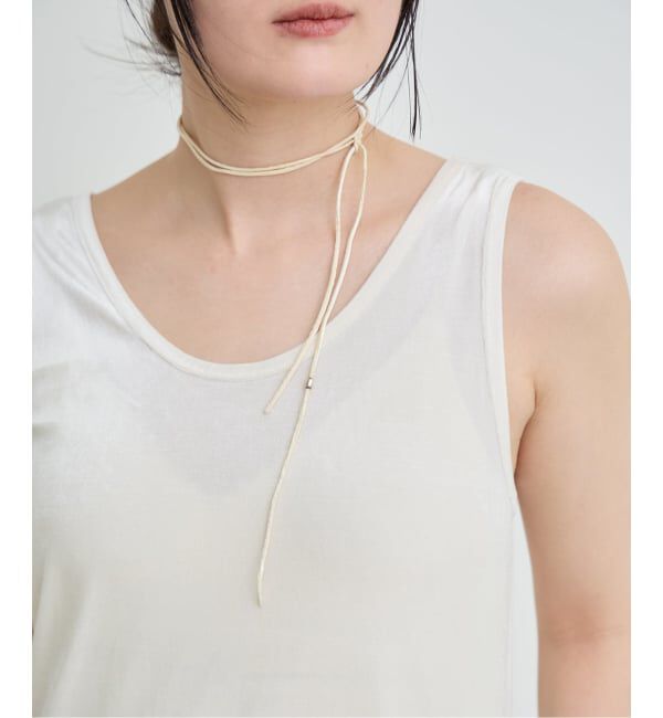 IENA LA BOUCLE「《予約》IENA LA BOUCLE トリアセベロアタンクワンピース」|ワンピース|