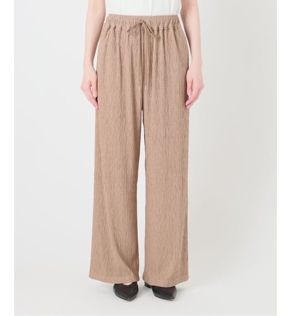 SLOBE IENA「《ブラックのみWEB限定/予約》楊柳カットソーパンツ」|その他|