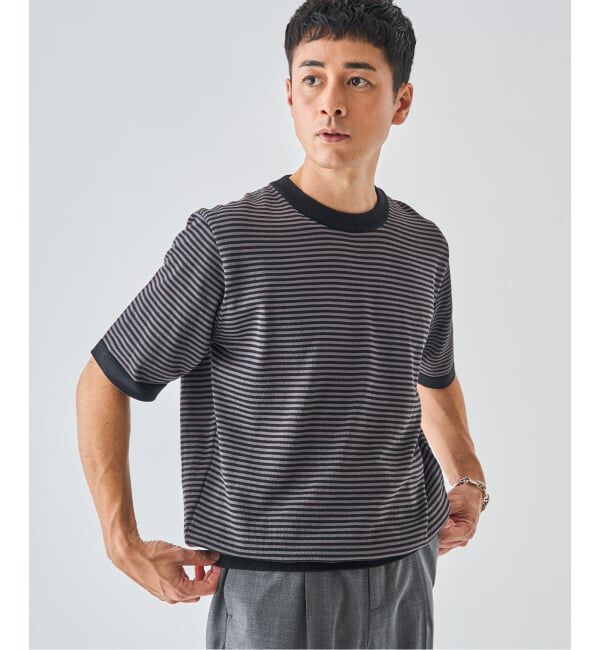 EDIFICE「《予約》Essential ニット Tシャツ」|Tシャツ・カットソー|