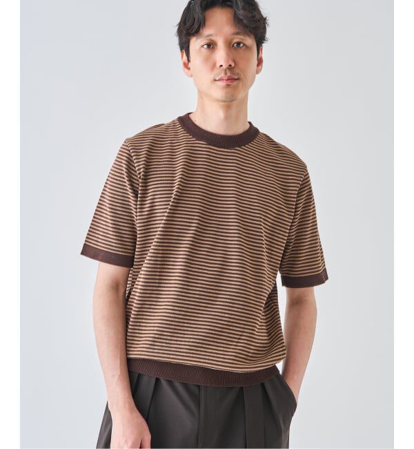 EDIFICE「《予約》Essential ニット Tシャツ」|Tシャツ・カットソー|