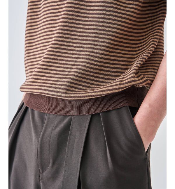 EDIFICE「《予約》Essential ニット Tシャツ」|Tシャツ・カットソー|