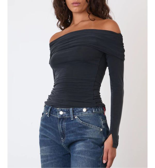 PULP「peachy den / ピーチーデン KYLIE COLD SHOULDER TOP」|Tシャツ・カットソー|