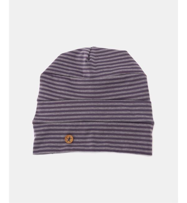 PULP「【Geek Office / ギークオフィス】WEBHOUSE / Twister Button Panel Beanie」|ニット帽|パープル