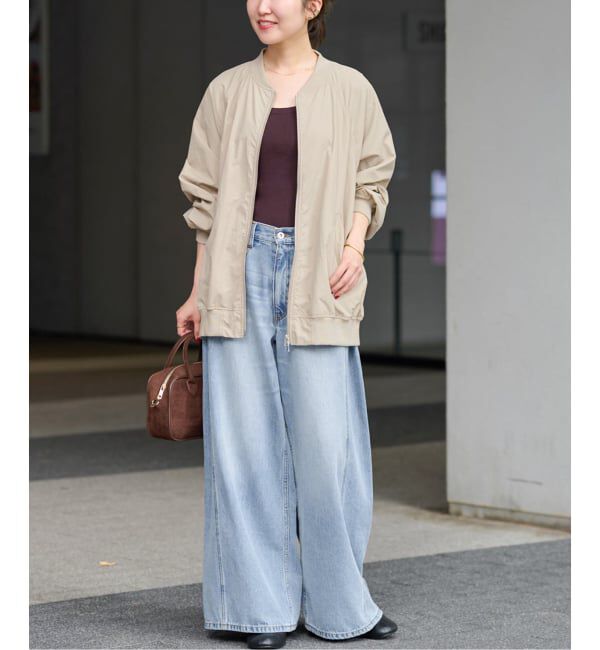 JOURNAL STANDARD relume「《追加》ウォッシャブルナイロンダブルジップMA-1」|ブルゾン・スタジャン|