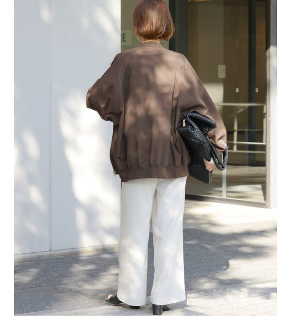 JOURNAL STANDARD relume「《追加》ウォッシャブルナイロンダブルジップMA-1」|ブルゾン・スタジャン|