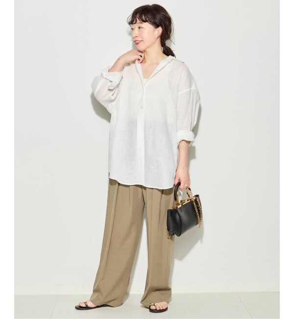 journal standard L'essage「《予約》ヨーロピアンフラックス2WAYシャツ 2」|シャツ・ブラウス|