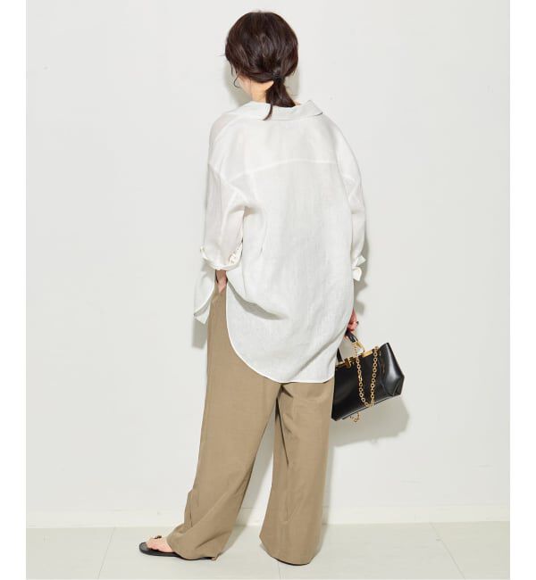 journal standard L'essage「《予約》ヨーロピアンフラックス2WAYシャツ 2」|シャツ・ブラウス|