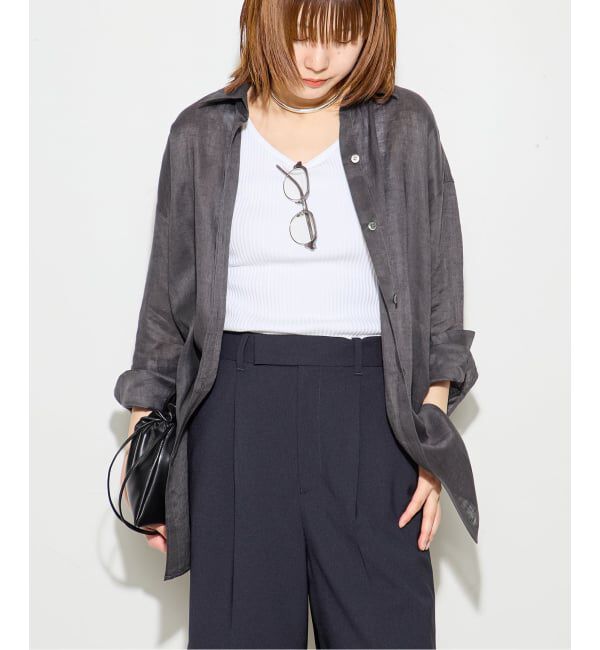 journal standard L'essage「《予約》ヨーロピアンフラックス2WAYシャツ 2」|シャツ・ブラウス|