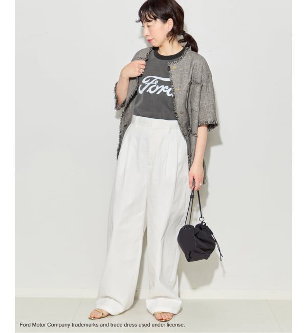 journal standard L'essage「《予約》【Ford】ロゴピグメントTシャツ」|Tシャツ・カットソー|