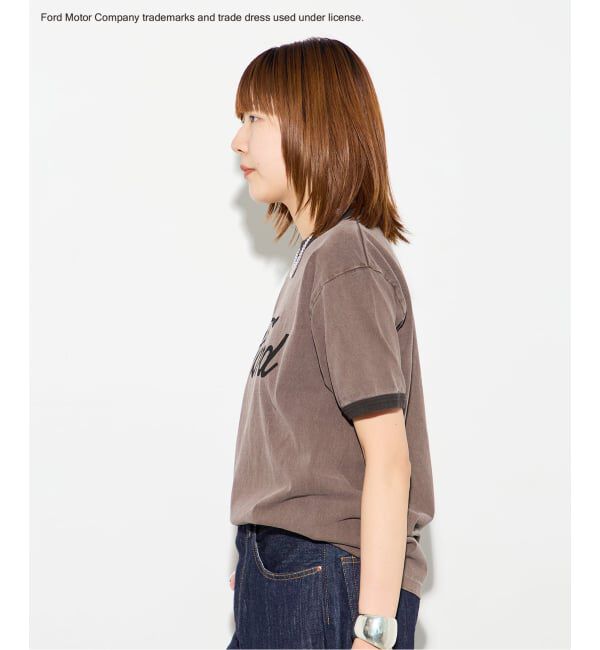 journal standard L'essage「《予約》【Ford】ロゴピグメントTシャツ」|Tシャツ・カットソー|
