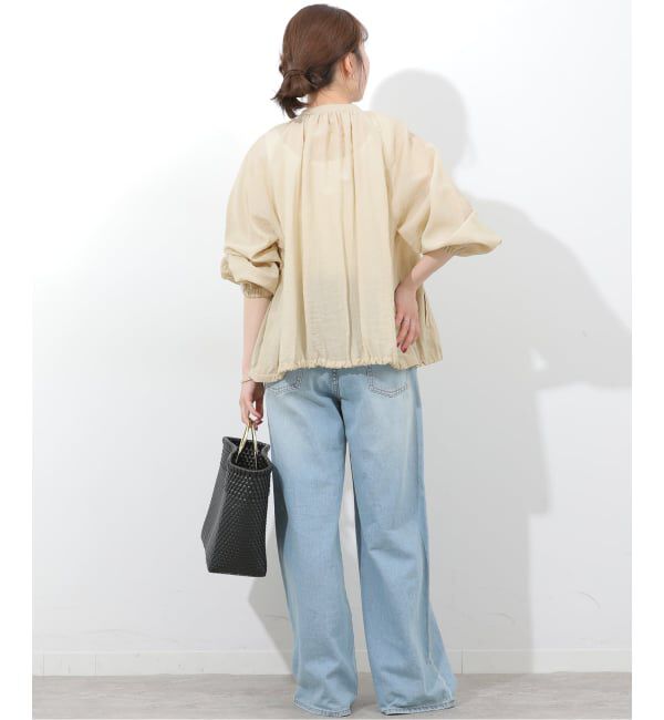 JOURNAL STANDARD relume「《予約》［手洗い可］シアーギャザージップブルゾン」|その他|