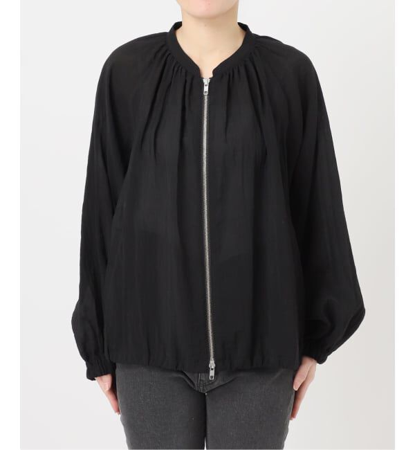 JOURNAL STANDARD relume「《予約》［手洗い可］シアーギャザージップブルゾン」|その他|