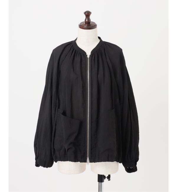 JOURNAL STANDARD relume「《予約》［手洗い可］シアーギャザージップブルゾン」|その他|