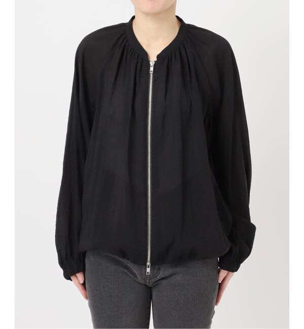 JOURNAL STANDARD relume「《予約》［手洗い可］シアーギャザージップブルゾン」|その他|