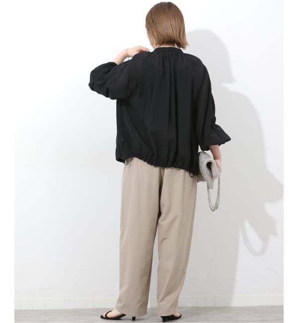 JOURNAL STANDARD relume「《予約》［手洗い可］シアーギャザージップブルゾン」|その他|