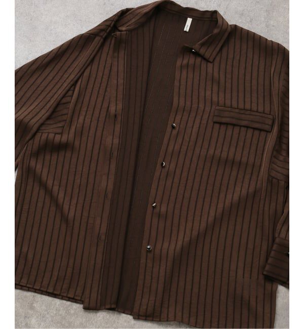 JOURNAL STANDARD「《追加予約》【ARCHIVE STANCE/アーカイブスタンス】Satin Stripe Dolman Shirt」|シャツ・ブラウス|