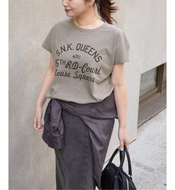 JOURNAL STANDARD「《予約》【RIDING HIGH/ライディングハイ】ラフィテンジクTEE」|Tシャツ・カットソー|グレー