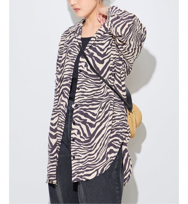 journal standard L'essage「《予約》別注【LUSANA / ルサーナ】SUN SHIRTS ZEBRA：シャツ」|シャツ・ブラウス|