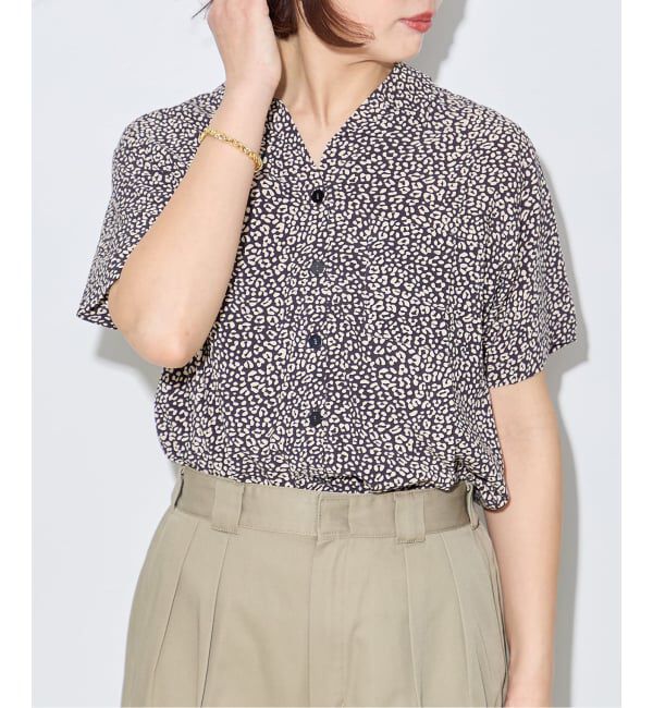 journal standard L'essage「《予約》別注【LUSANA / ルサーナ】TINA SHIRTS：シャツ」|シャツ・ブラウス|ブラック A