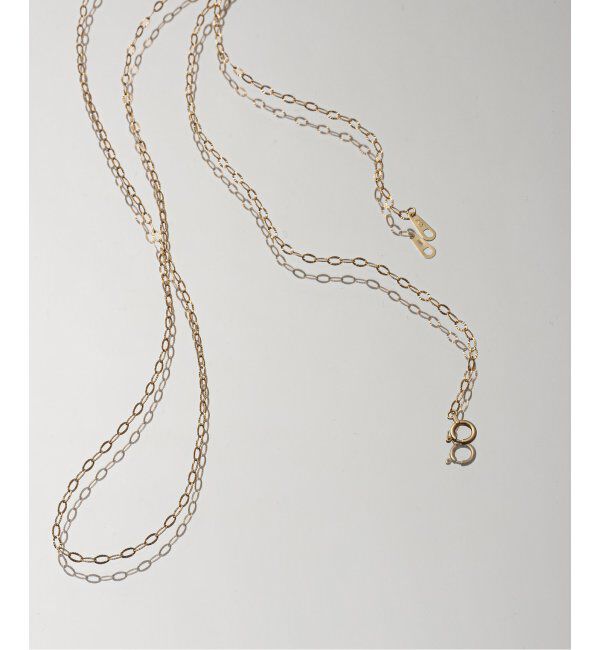 Lilas by Spick&Span「ルナチェーン60cmネックレス K10」|ネックレス|ゴールド