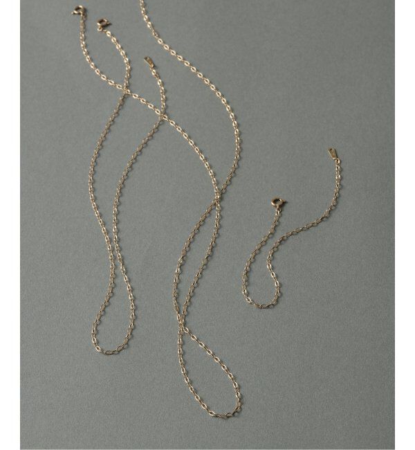 Lilas by Spick&Span「ルナチェーン60cmネックレス K10」|ネックレス|