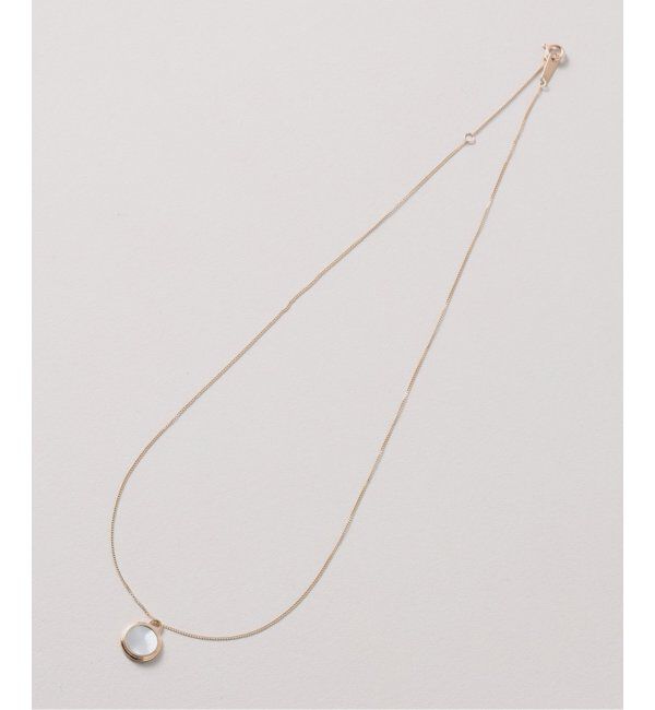 Lilas by Spick&Span「サークルシェルネックレス K10」|ネックレス|