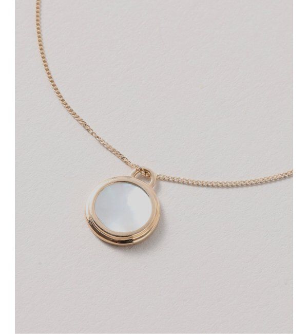 Lilas by Spick&Span「サークルシェルネックレス K10」|ネックレス|