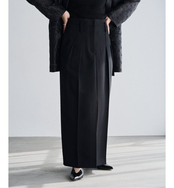 HARDY NOIR「《追加》2タックロングスカート 2」|スカート|