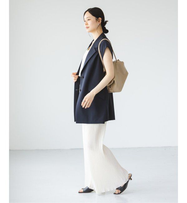 NOBLE「ファジーシフォンランダムプリーツパンツ」|その他|