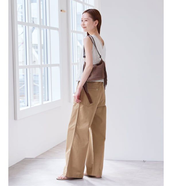 U by SPICK&SPAN「《予約》メッシュレースタンクブラウス」|シャツ・ブラウス|