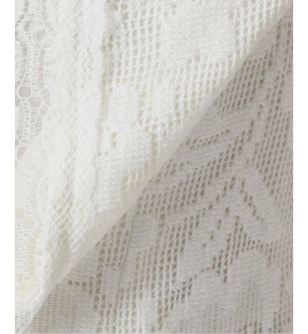 U by SPICK&SPAN「《予約》メッシュレースタンクブラウス」|シャツ・ブラウス|