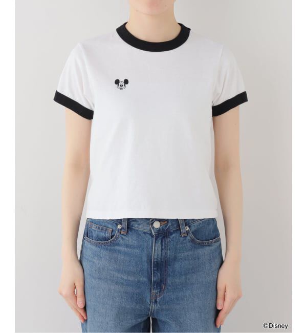 FRAMeWORK「JANE SMITH/ジェーンスミス mickey ringer tee」|Tシャツ・カットソー|ブラック