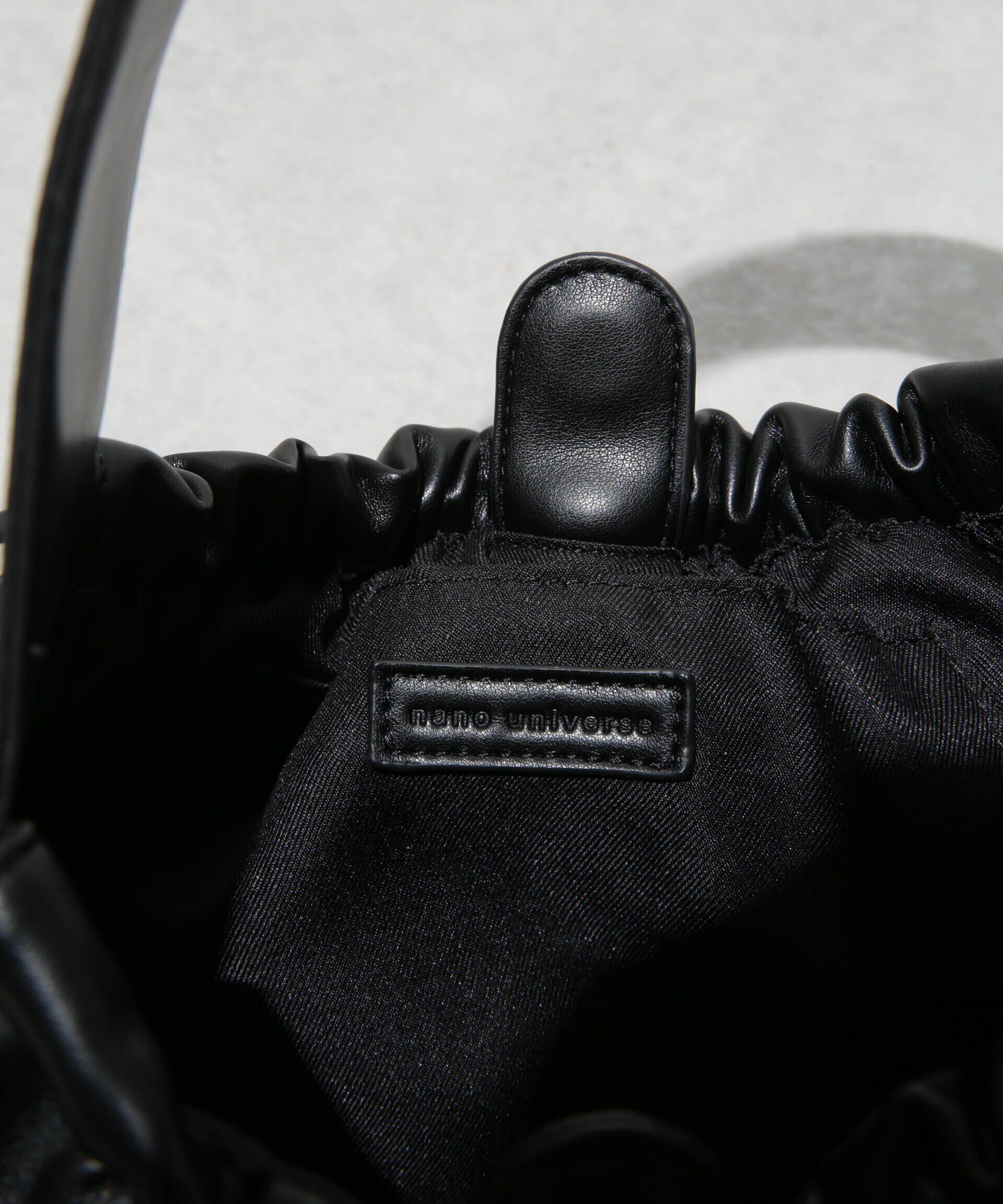 nano･universe「ギャザーハンドルバッグ」|ハンドバッグ|