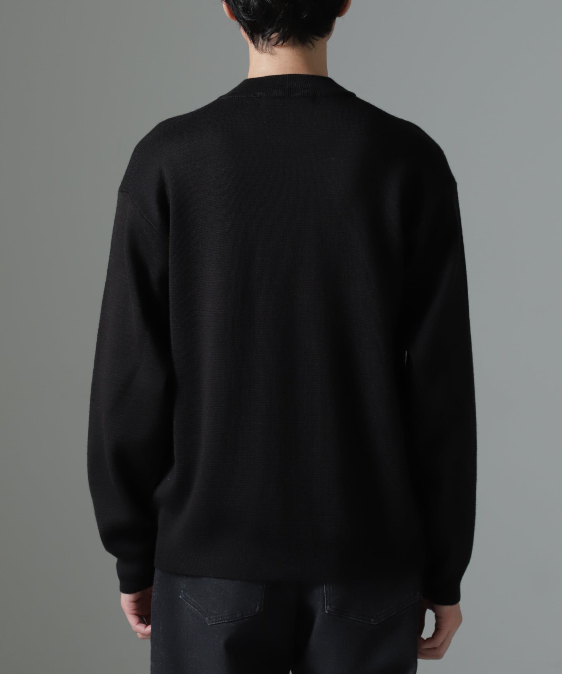 nano･universe「タスマニアミックス ミラノリブリラックスモックネックニット」|ニット・セーター|