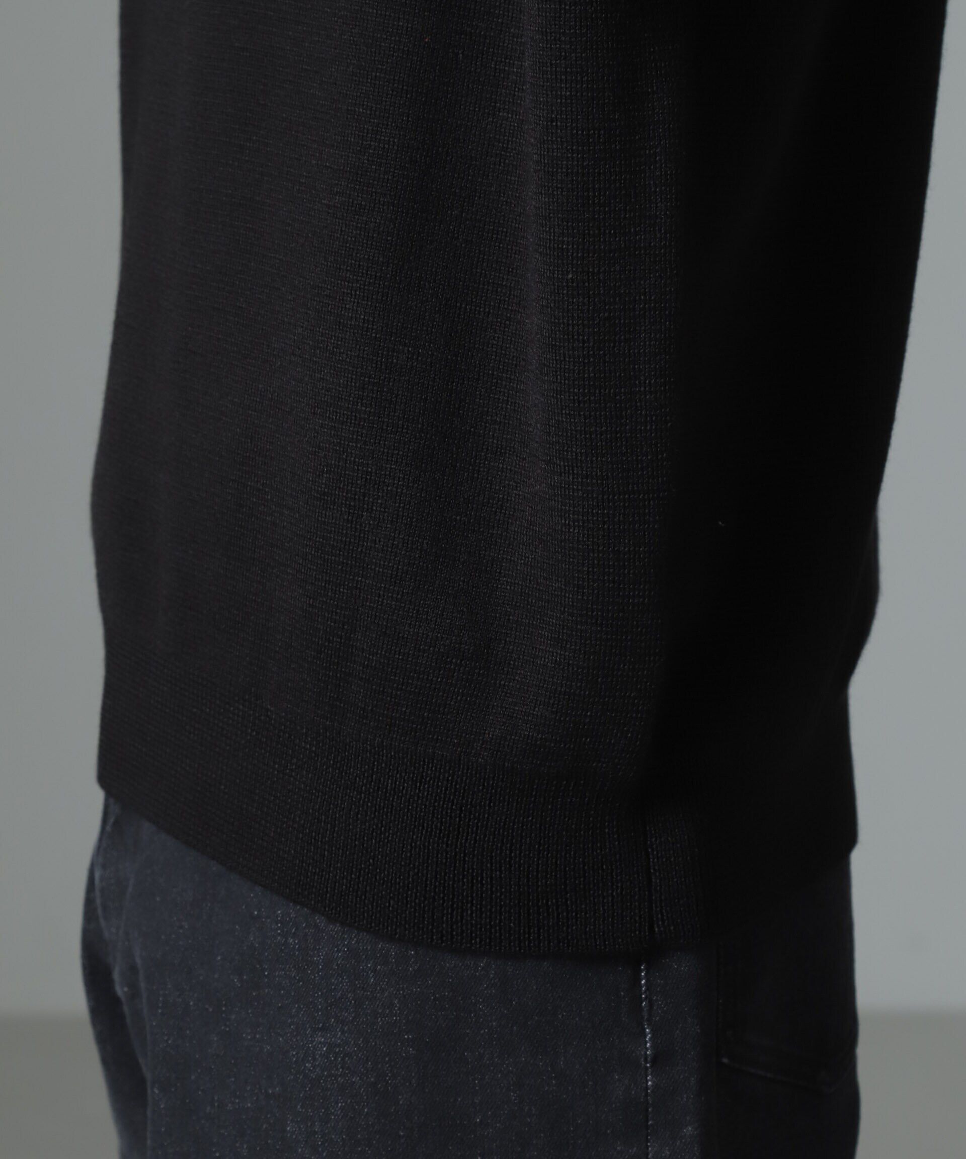 nano･universe「タスマニアミックス ミラノリブリラックスモックネックニット」|ニット・セーター|