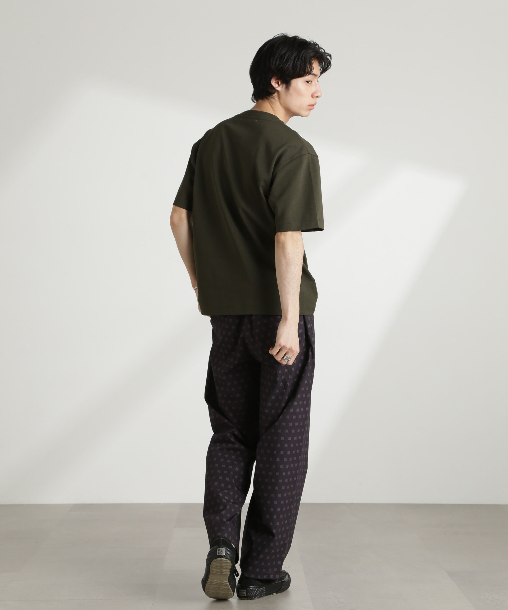 nano･universe「ダブルスムースクルーネックBIGTシャツ 半袖」|Tシャツ・カットソー|