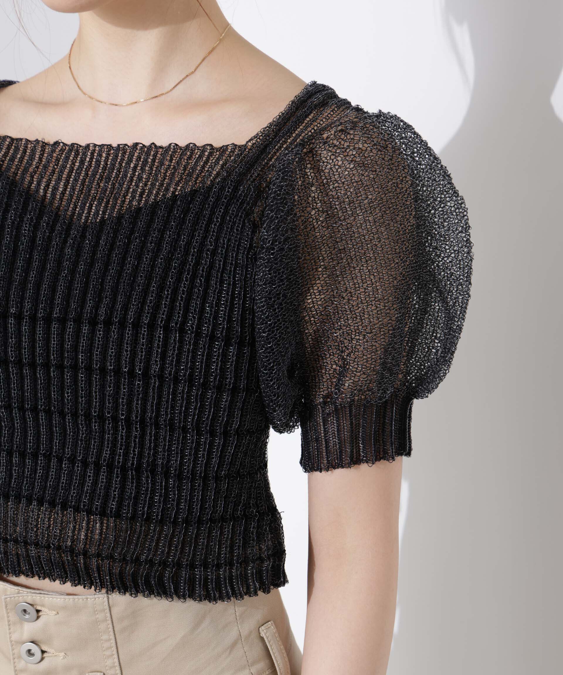 nano･universe「ODAKHA/specter puff sleeve P/O」|ニット・セーター|