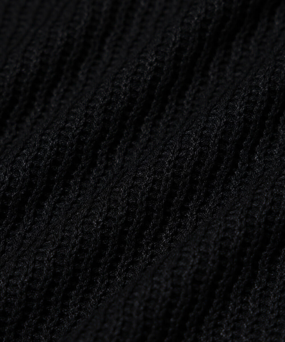 nano･universe「ジャガードニットソーTシャツ 半袖(セットアップ可)」|Tシャツ・カットソー|