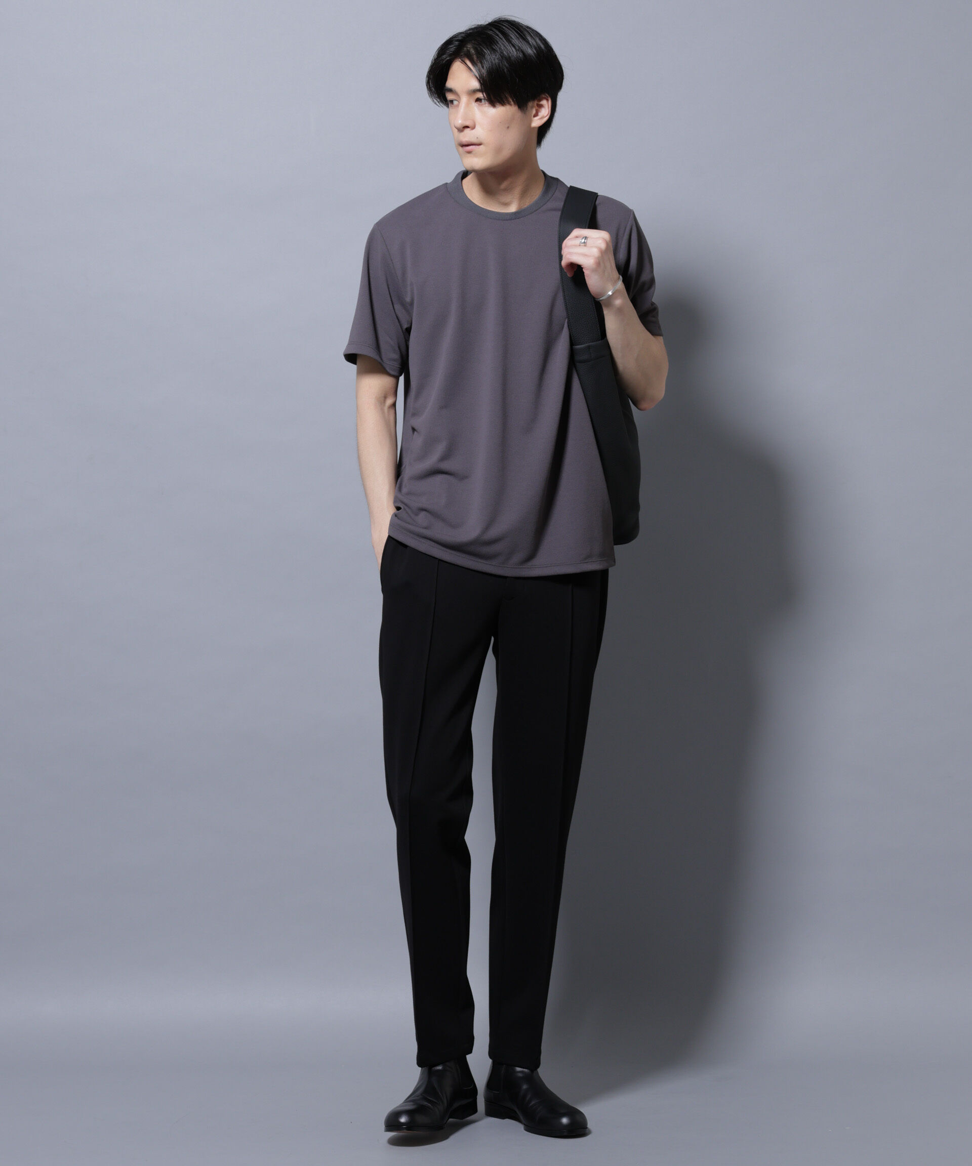 nano･universe「「N Tshirts」 AERO FREEZE 鹿の子ジャケT 半袖」|Tシャツ・カットソー|