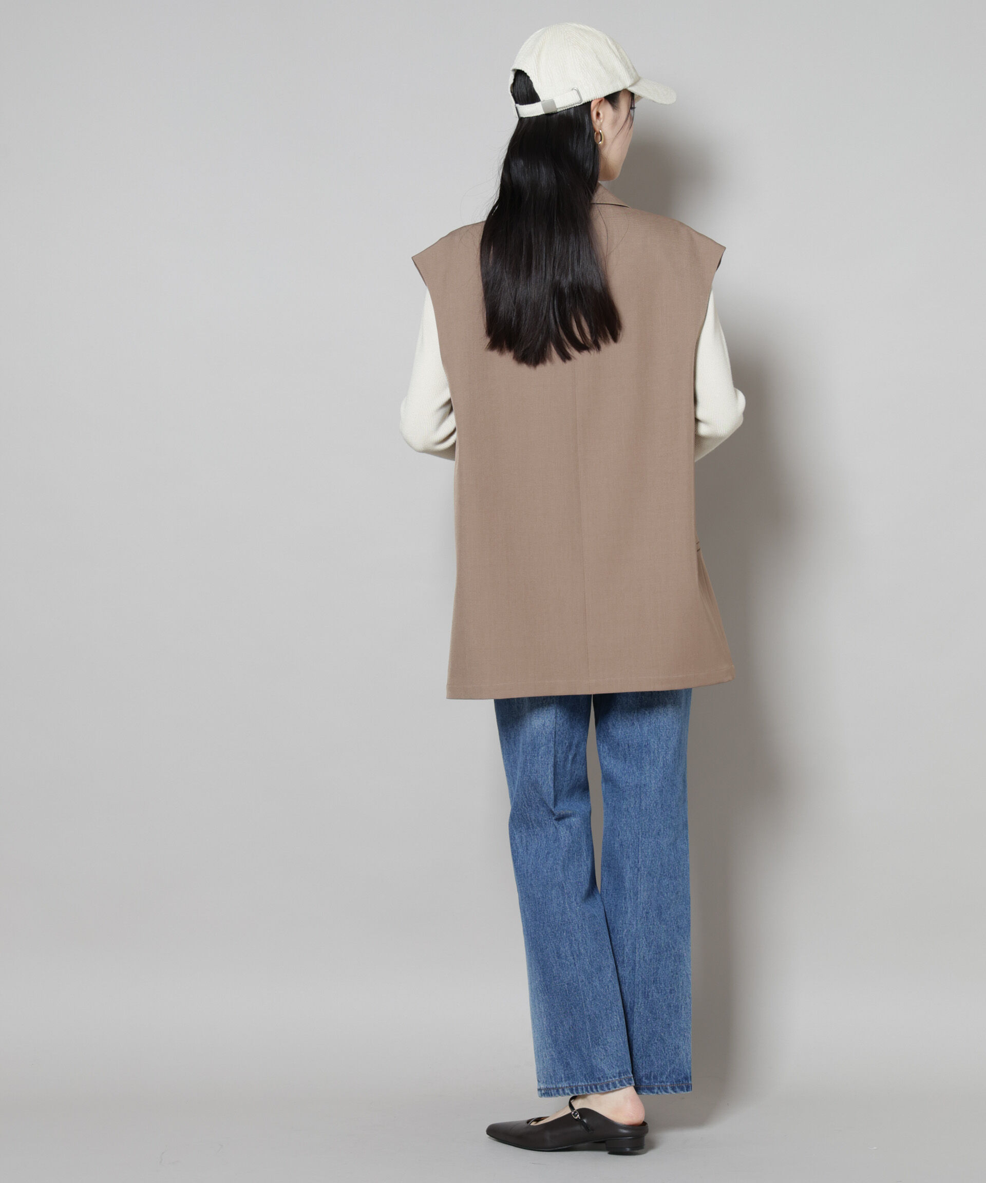 nano･universe「センタープレスデニム」|チノ|